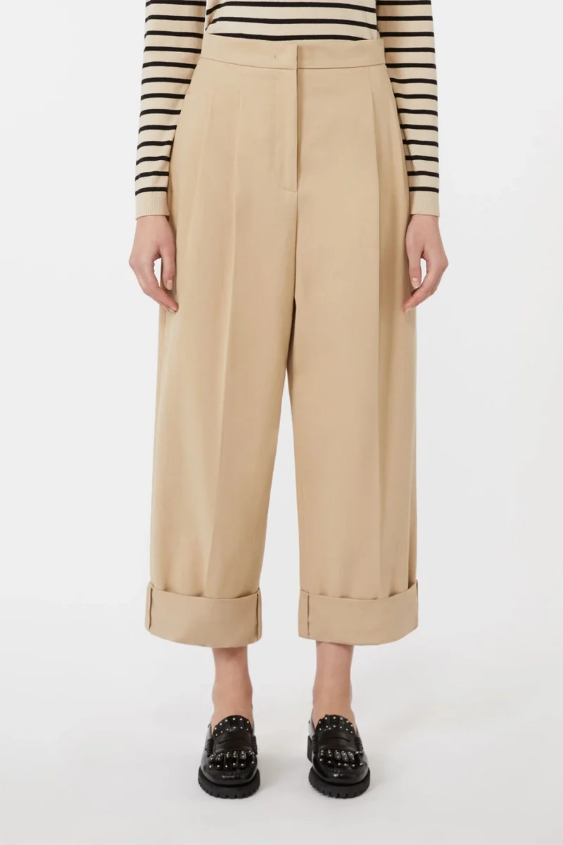 Weekend Max Mara Damen Hose Bronzo Beige