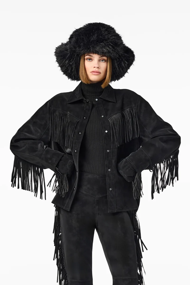 Goldbergh Damen Overshirt Sahana Schwarz