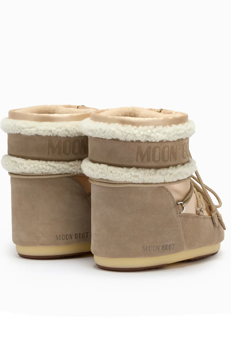 Moon Boot Damen Stiefel Icon Low Pearly Plus Pale Peach/Sand