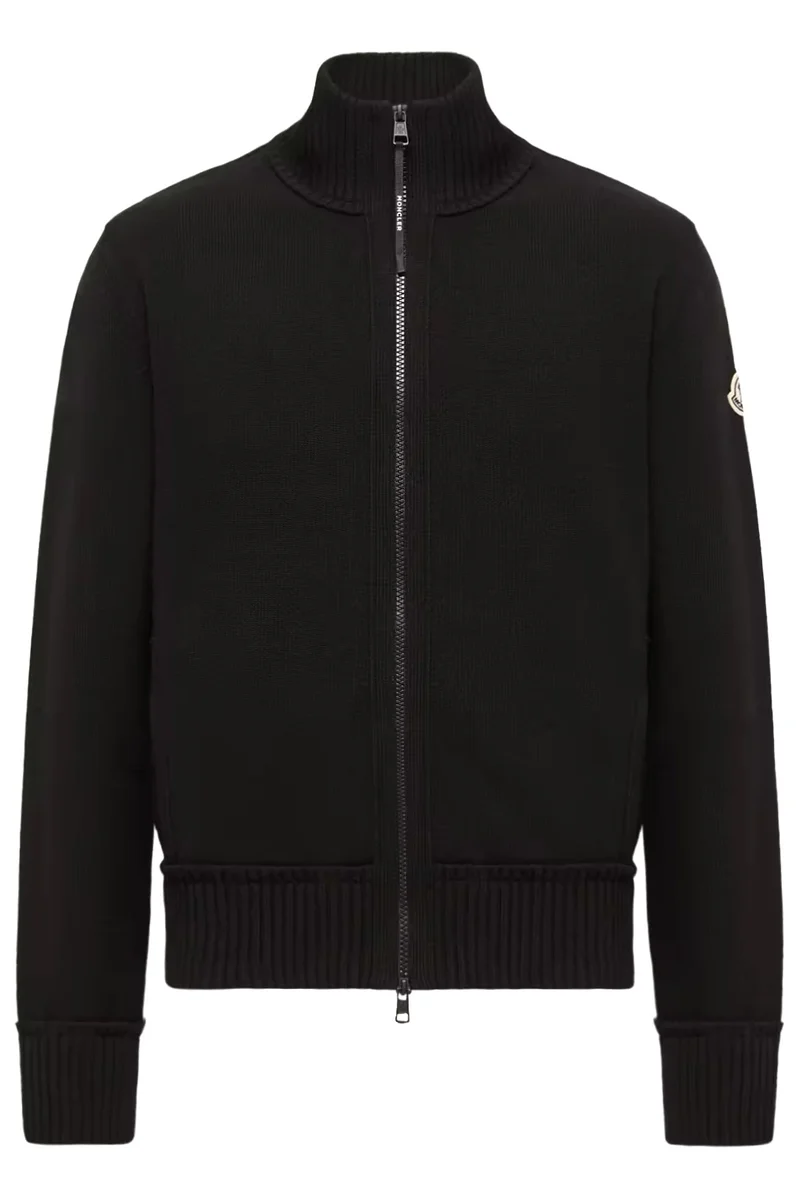 Moncler Herren Strickjacke Schwarz