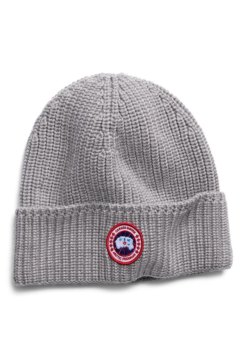Canada Goose Unisex Strickmütze Heather Grey
