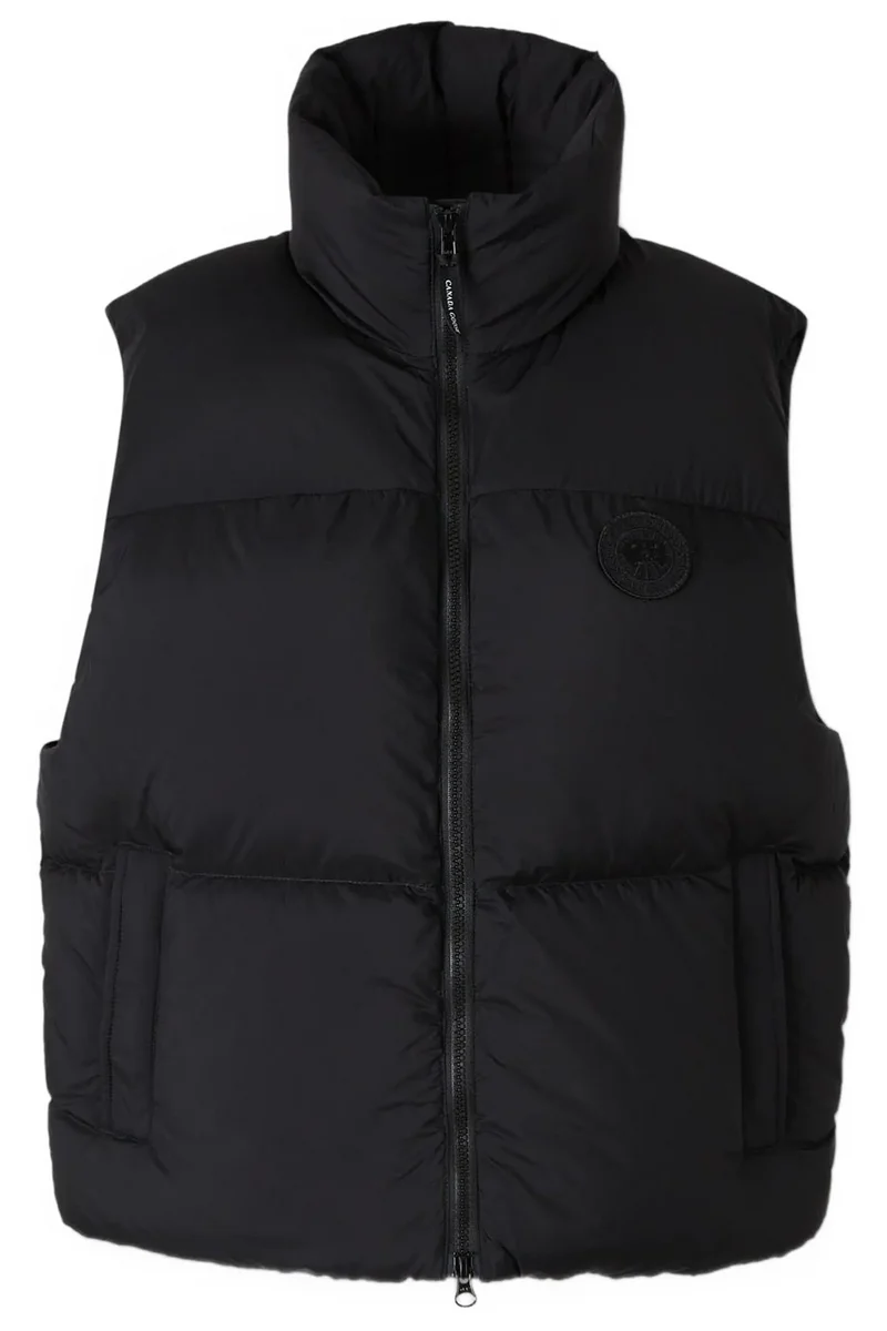 Canada Goose Damen Daunenweste Fallon Black Label Schwarz