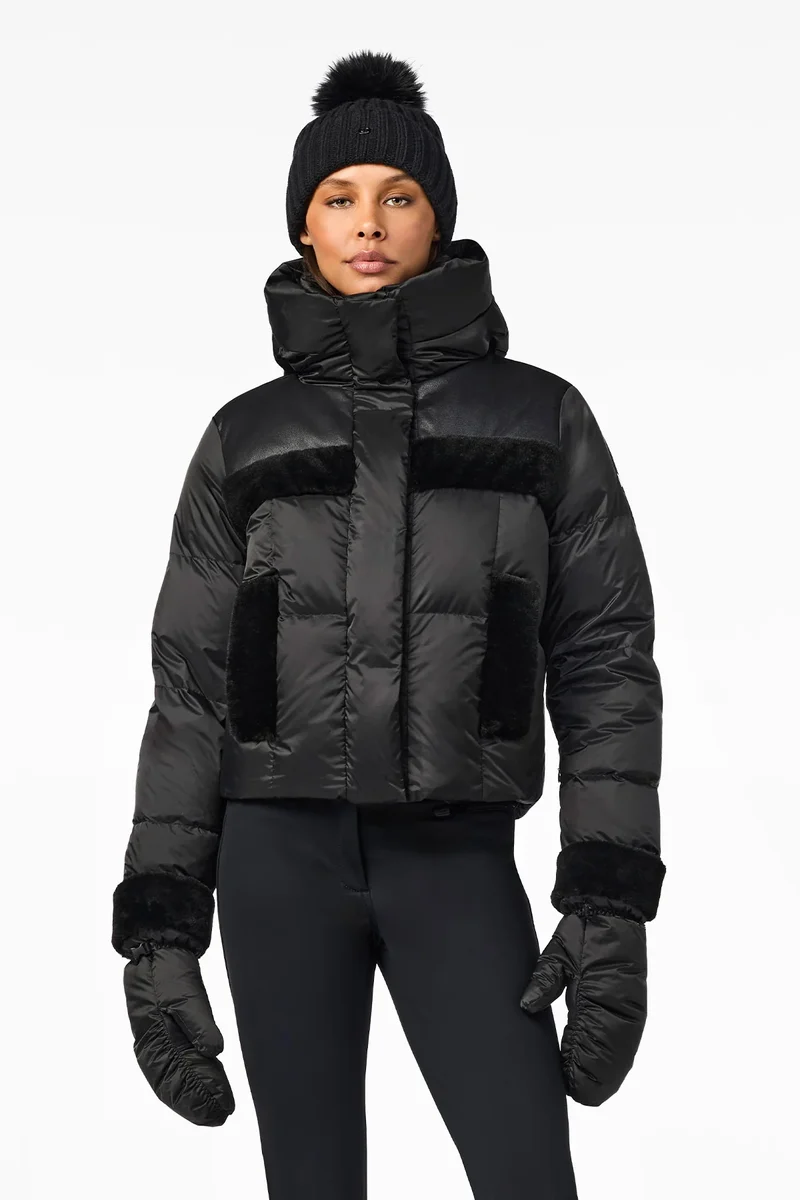 Goldbergh Damen Daunenjacke Rin Schwarz