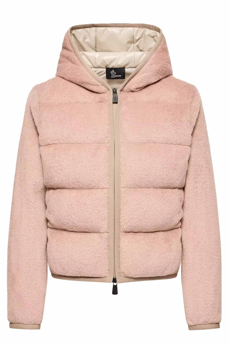 Moncler Grenoble gepolsterte Damen Polartec®-Jacke Rosa