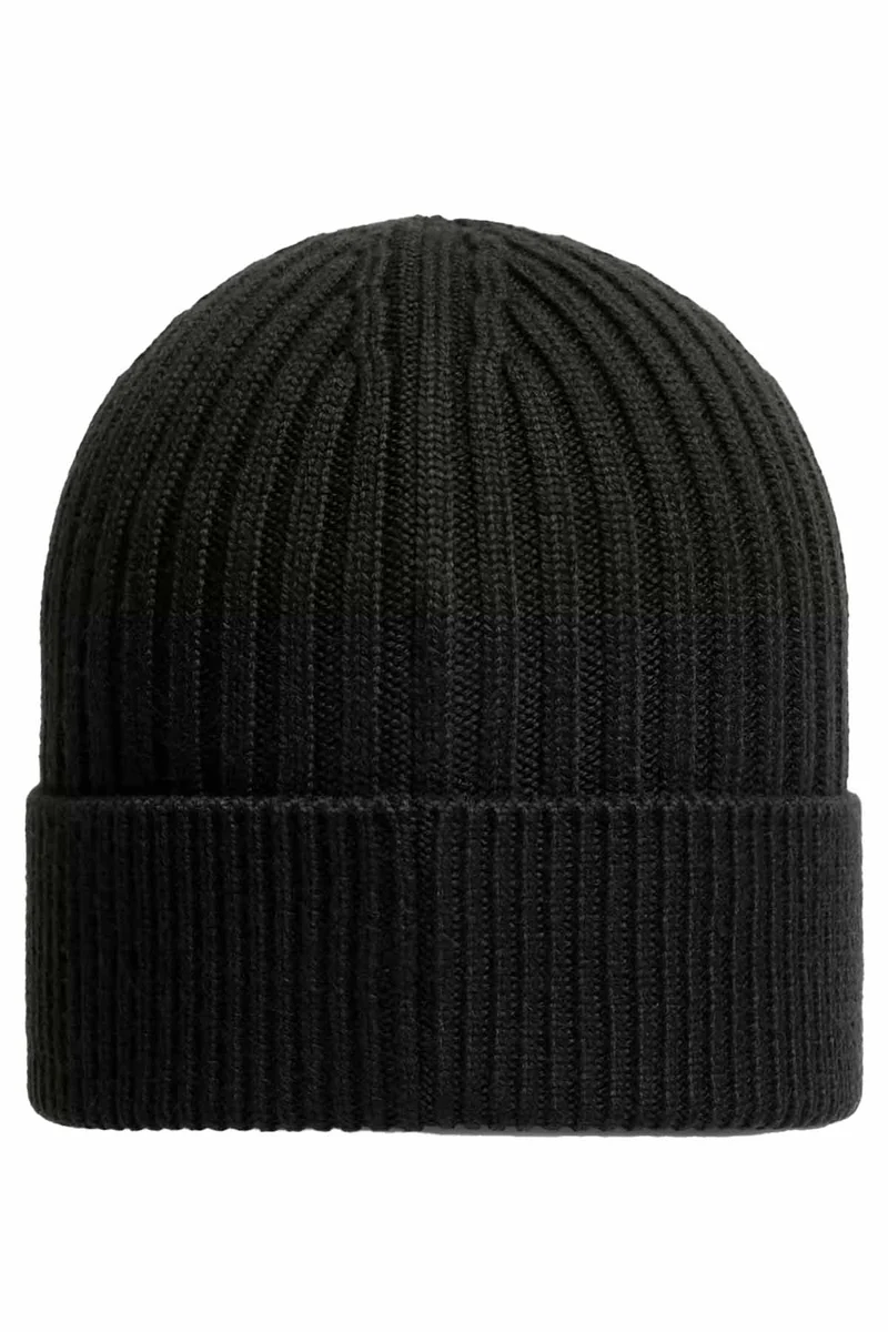Moncler Grenoble Herren Strickmütze Schwarz