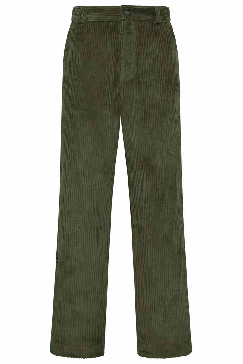 Moncler Grenoble Herren Cordhose Olive