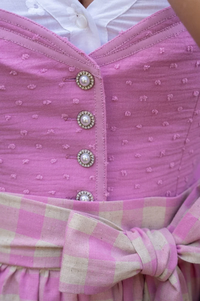 SPECIAL EDITION DIRNDL VICHY KARO PINK