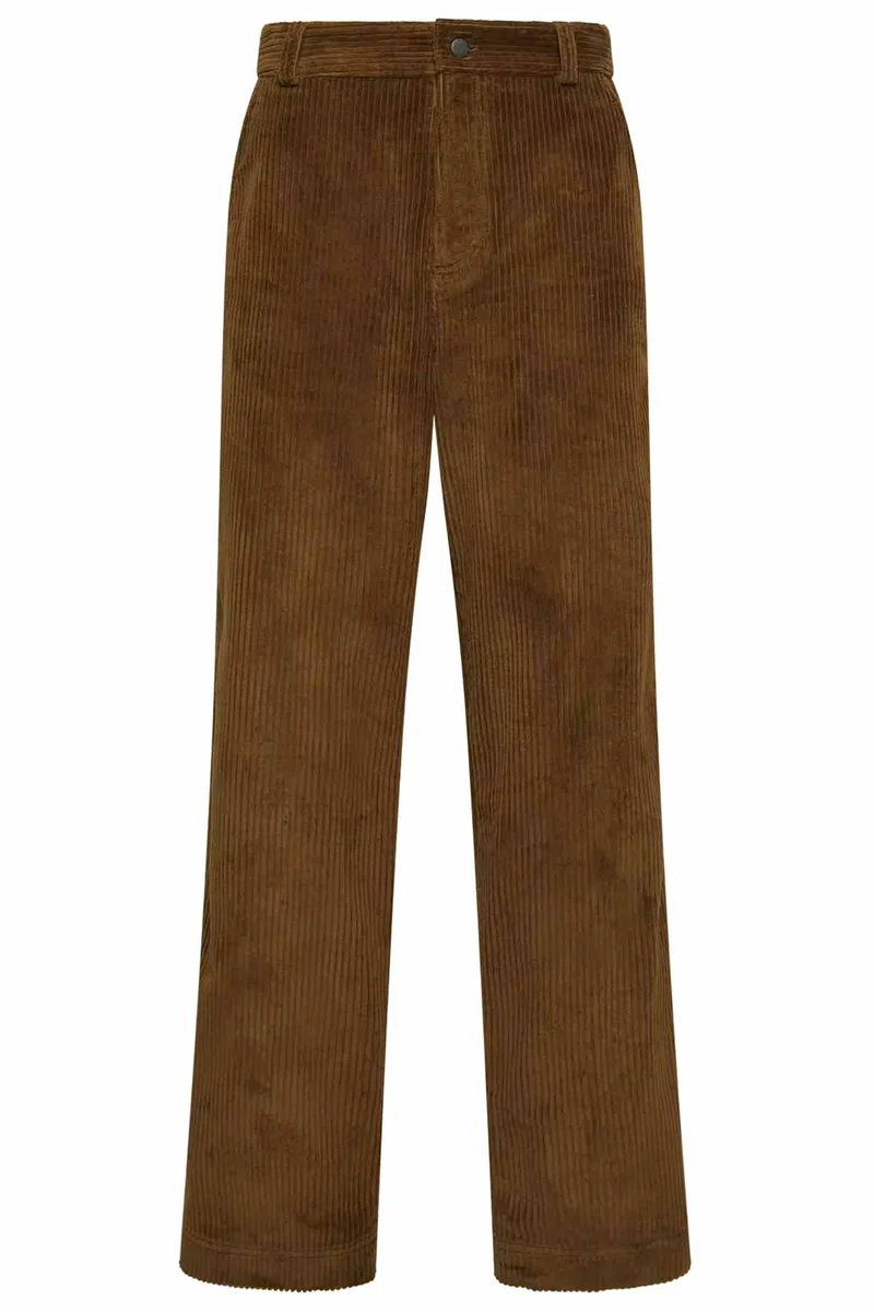Moncler Grenoble Herren Cordhose Braun