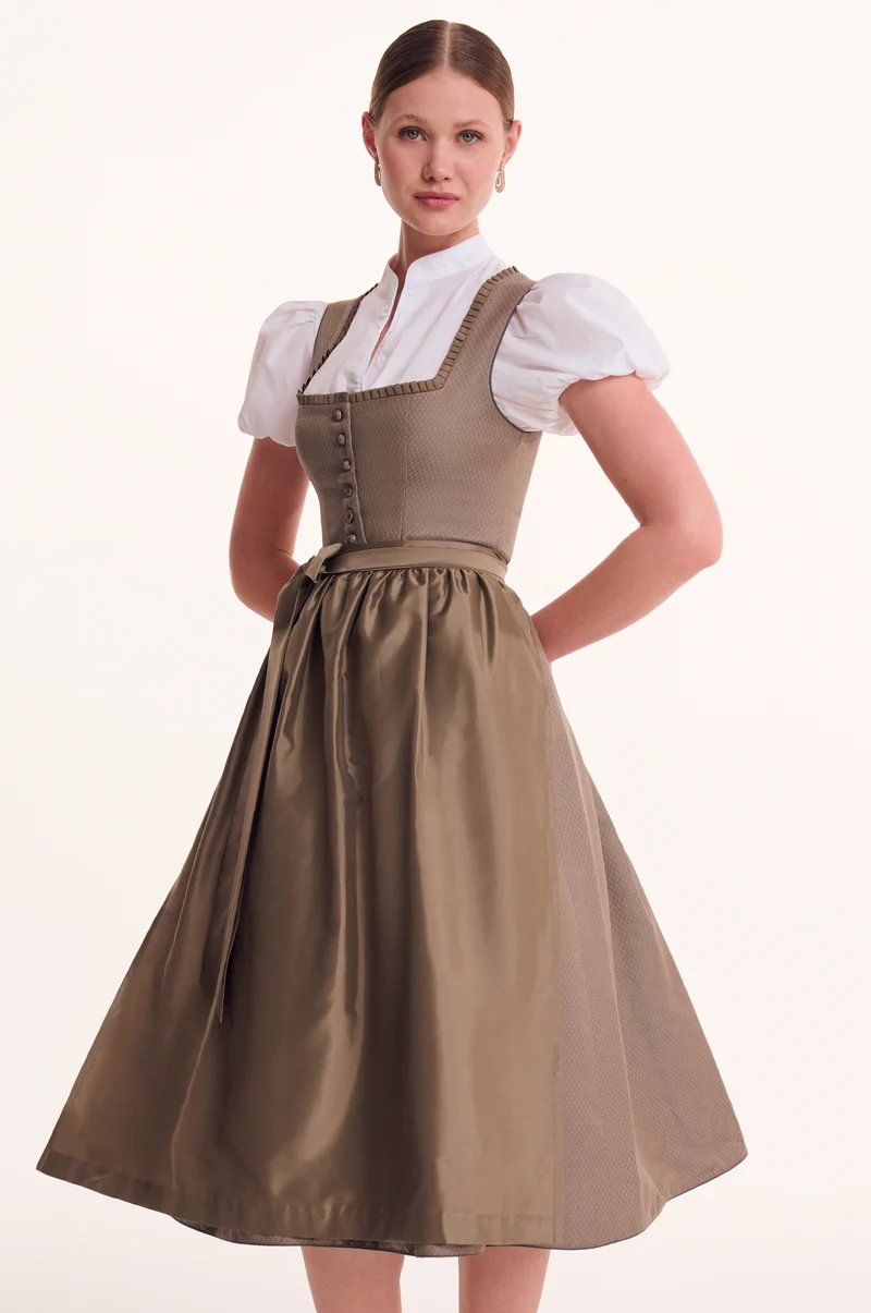 Dirndl Iva in Taupe