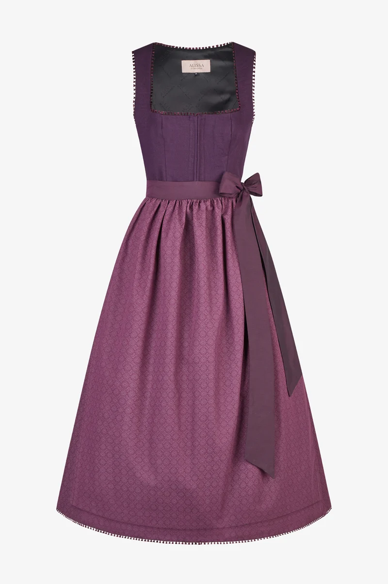 Dirndl Alea in Aubergine