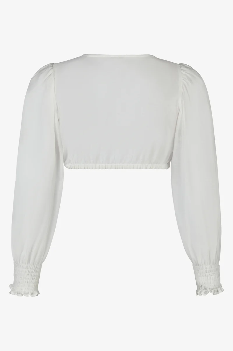 Dirndlbluse Lorina in Weiß