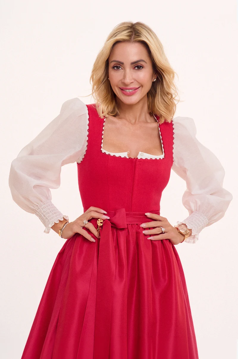 Dirndlbluse Lorina in Weiß
