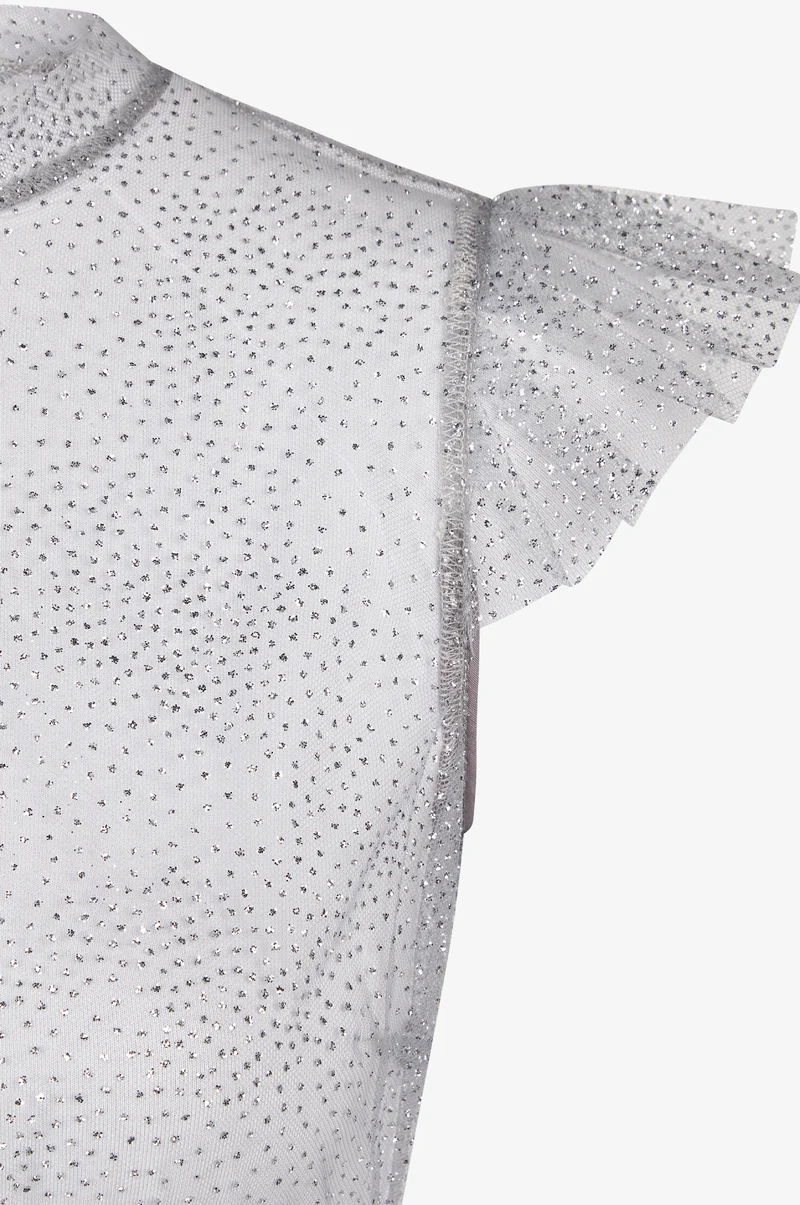 Dirndlbluse Heiki in Silber