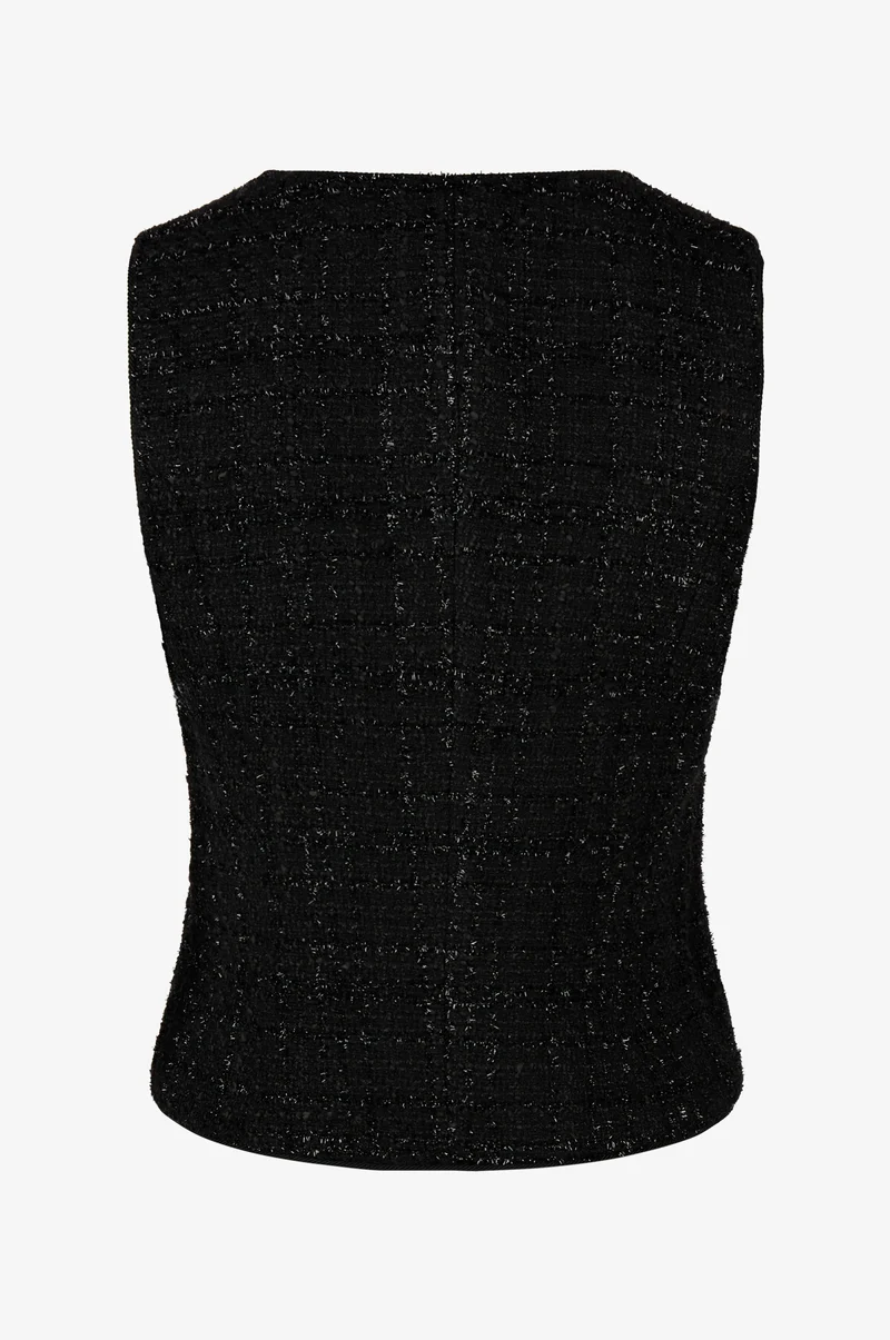 Weste Xenia in Schwarz
