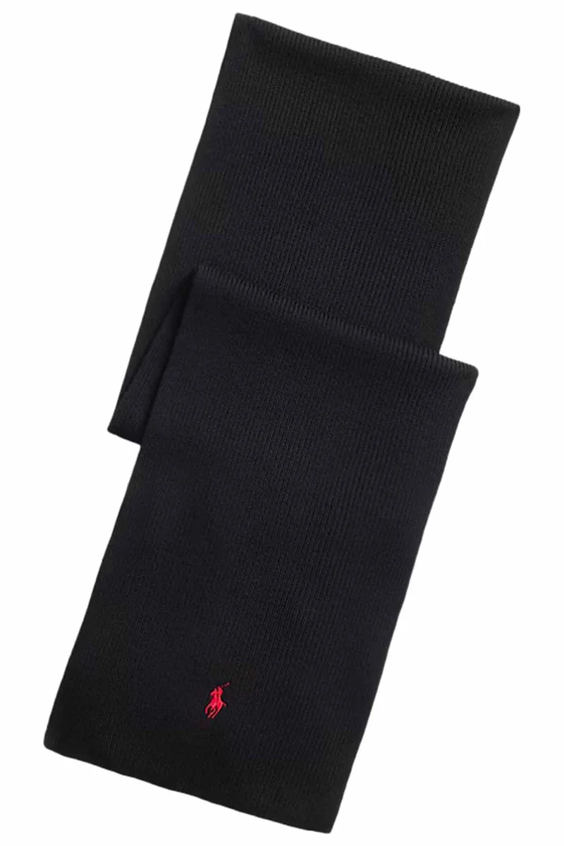 Polo Ralph Lauren Herren Strickschal Schwarz