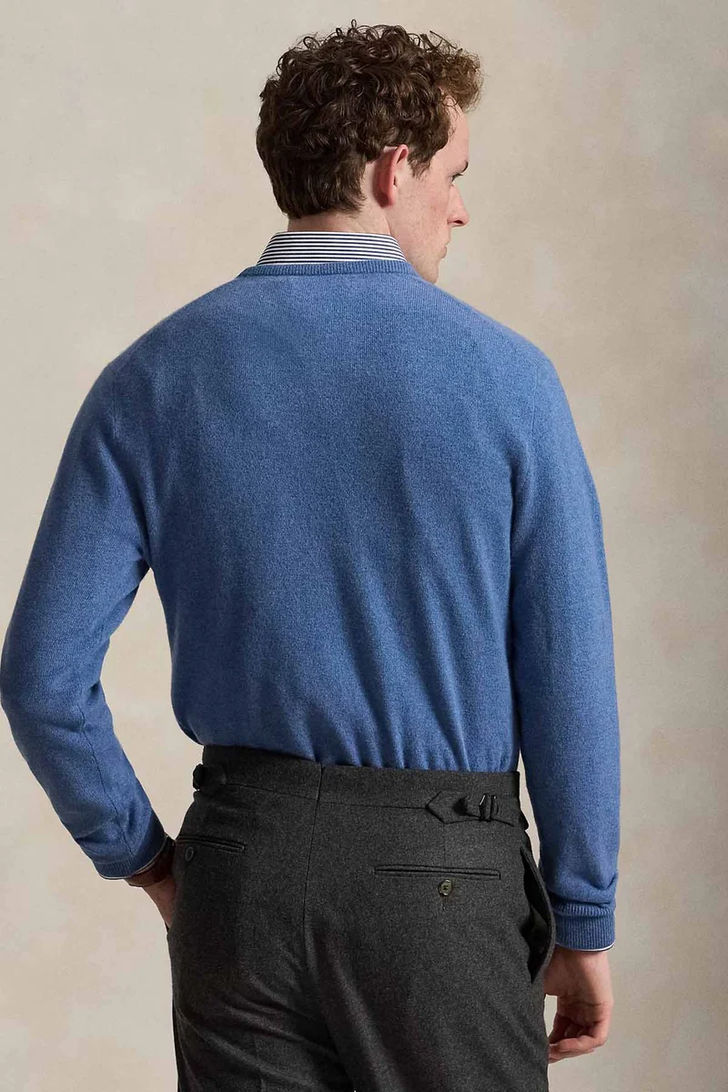 Polo Ralph Lauren Herren Strickpullover Blue Borage Heather
