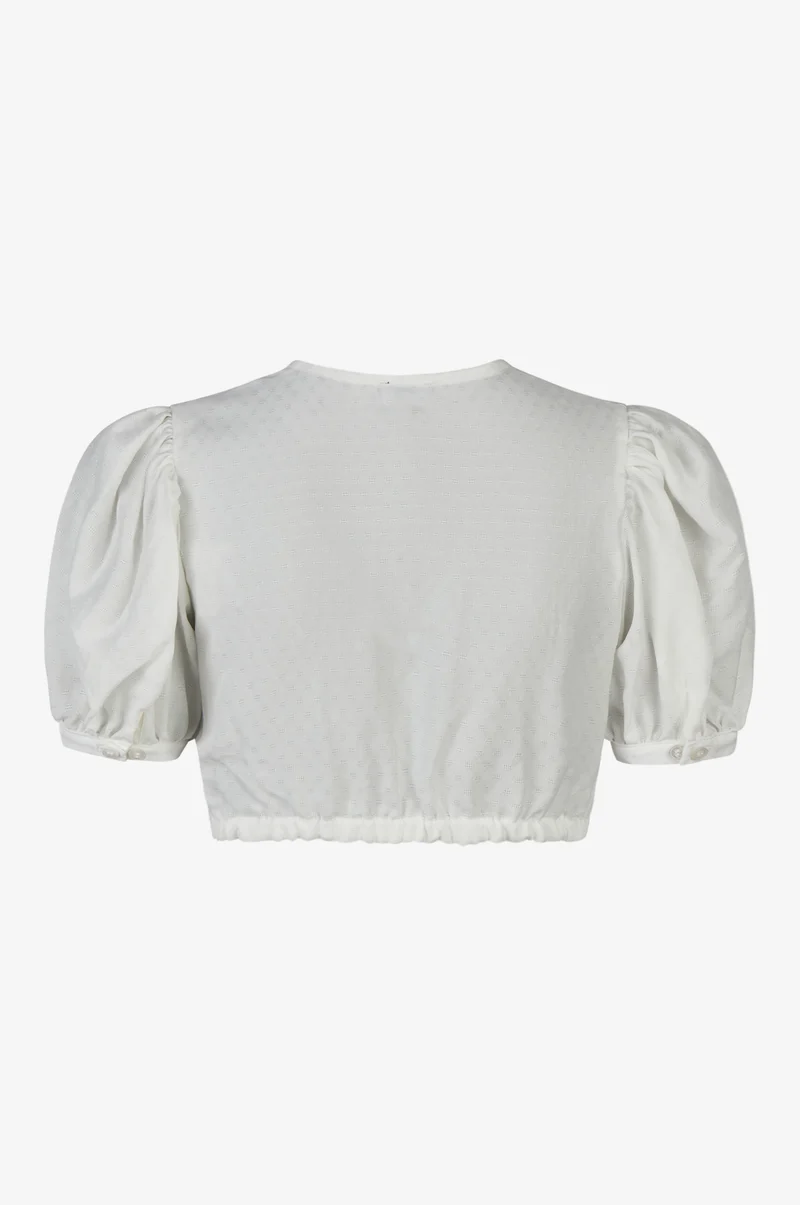 Dirndlbluse Anna in Weiß