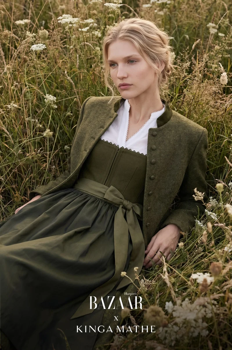 Dirndlbluse Hanna in Weiß