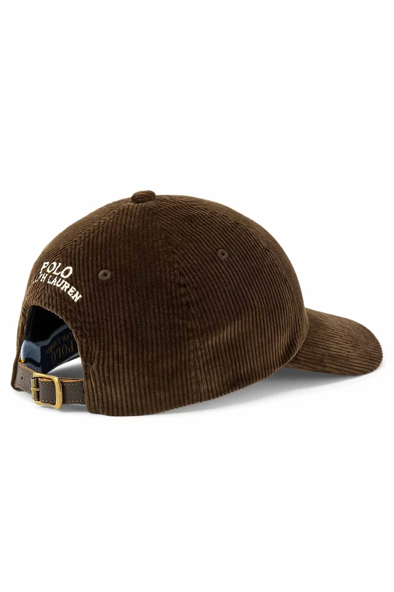 Polo Ralph Lauren Herren Schildmütze aus Kordsamt Dark Beech
