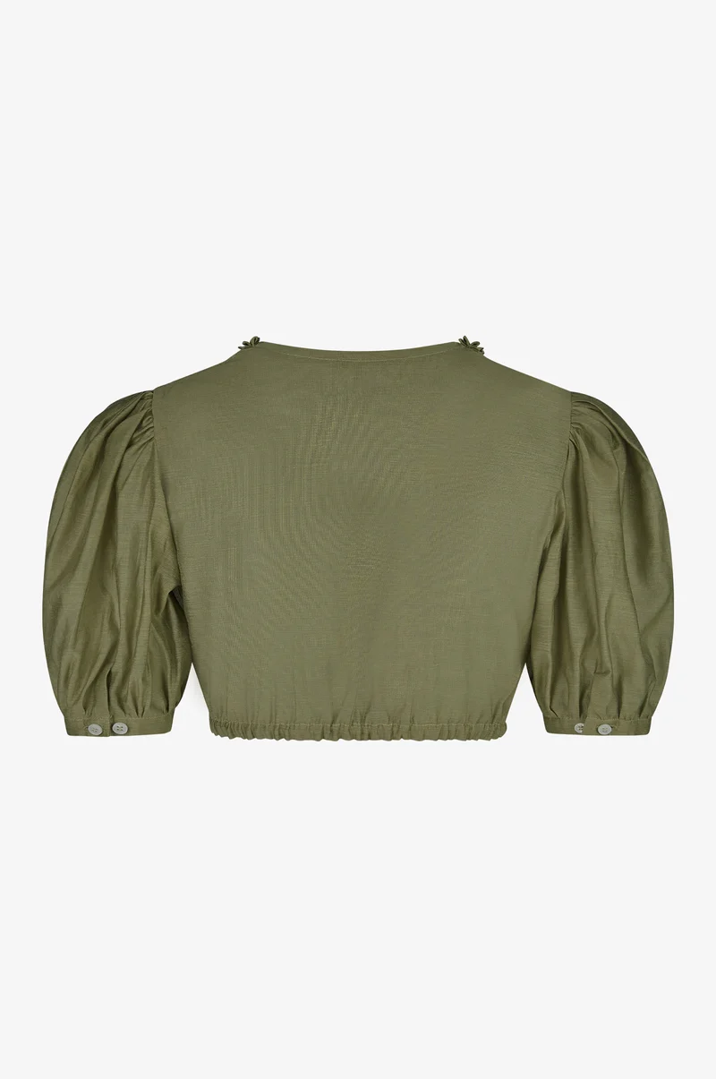 Dirndlbluse Colada in Olive