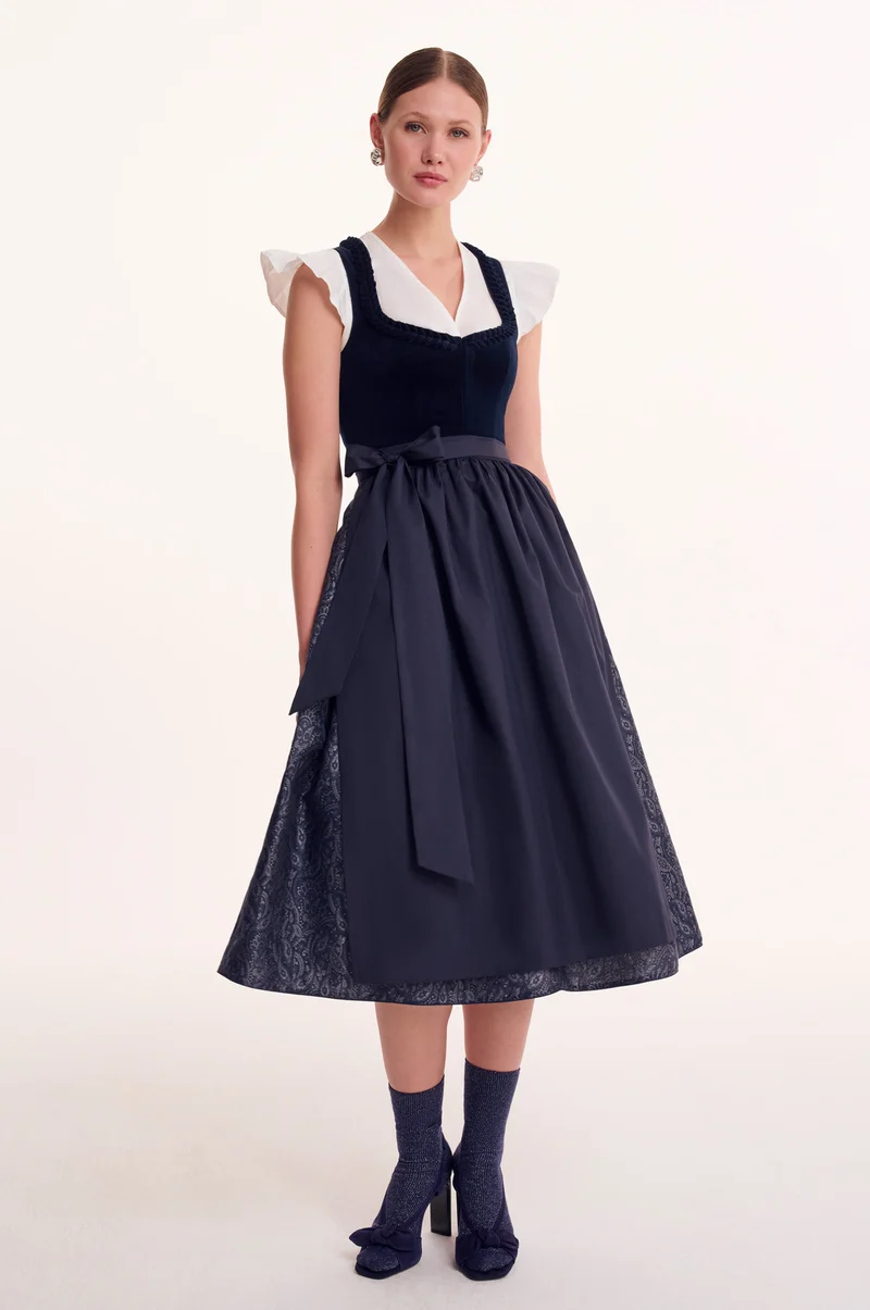 Dirndl Tara in Nachtblau