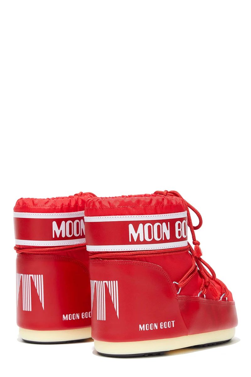 Moon Boot Damen Stiefel Icon Nylon Low Rot