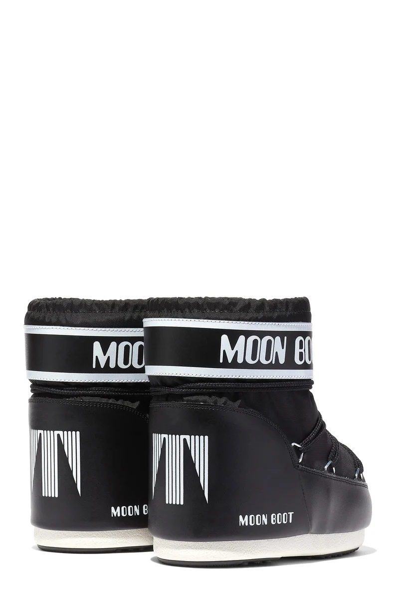 Moon Boot Damen Stiefel Icon Nylon Low Schwarz