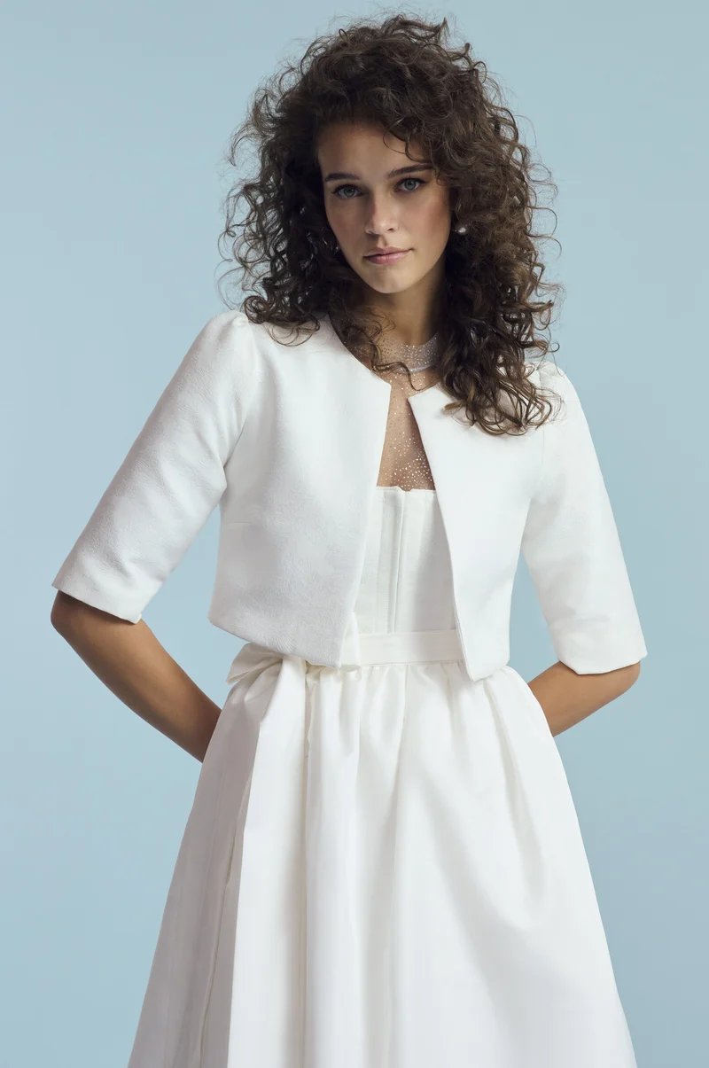 Bolero Marie in Weiß