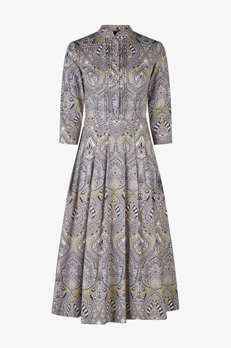 Kleid Odelia in Taubenblau