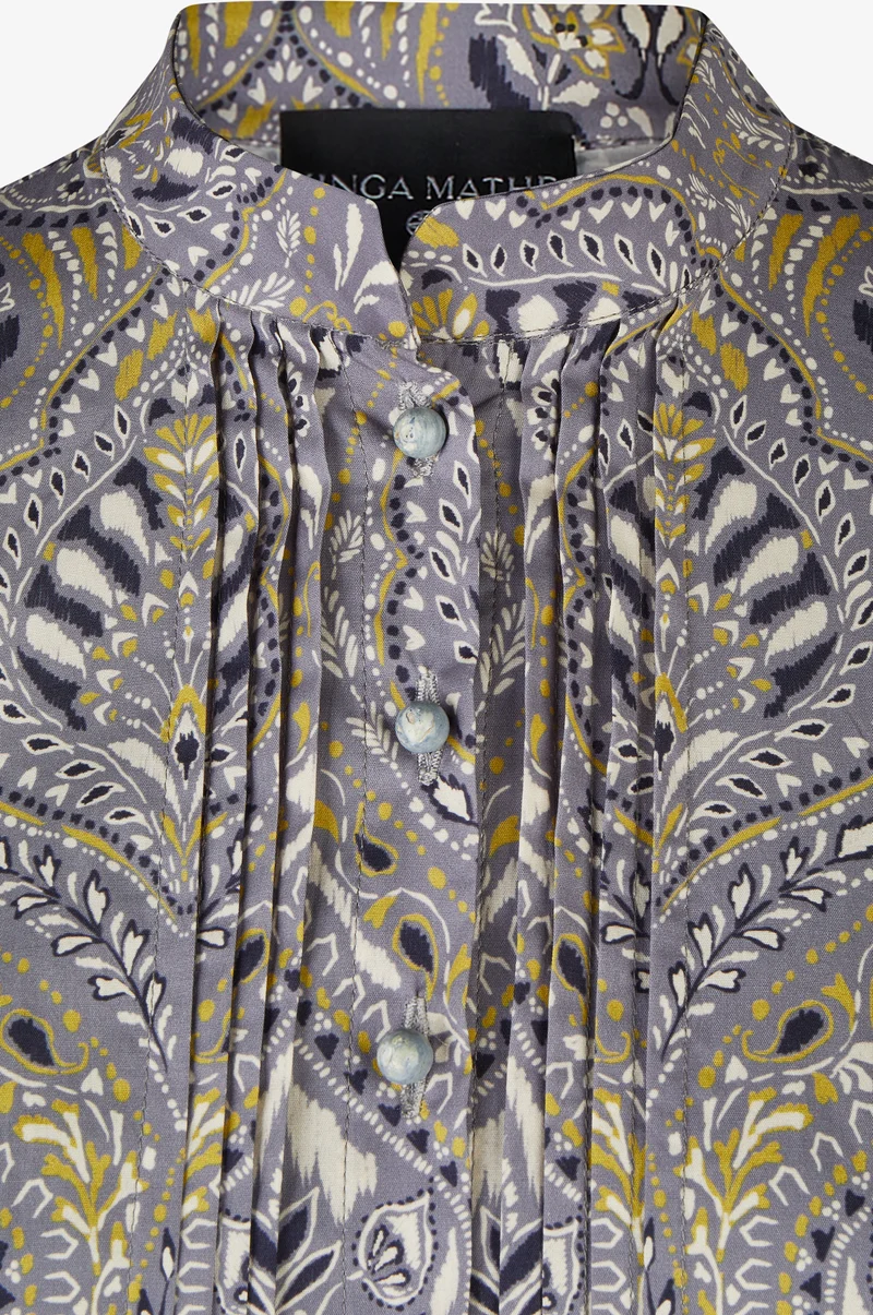 Kleid Odelia in Taubenblau