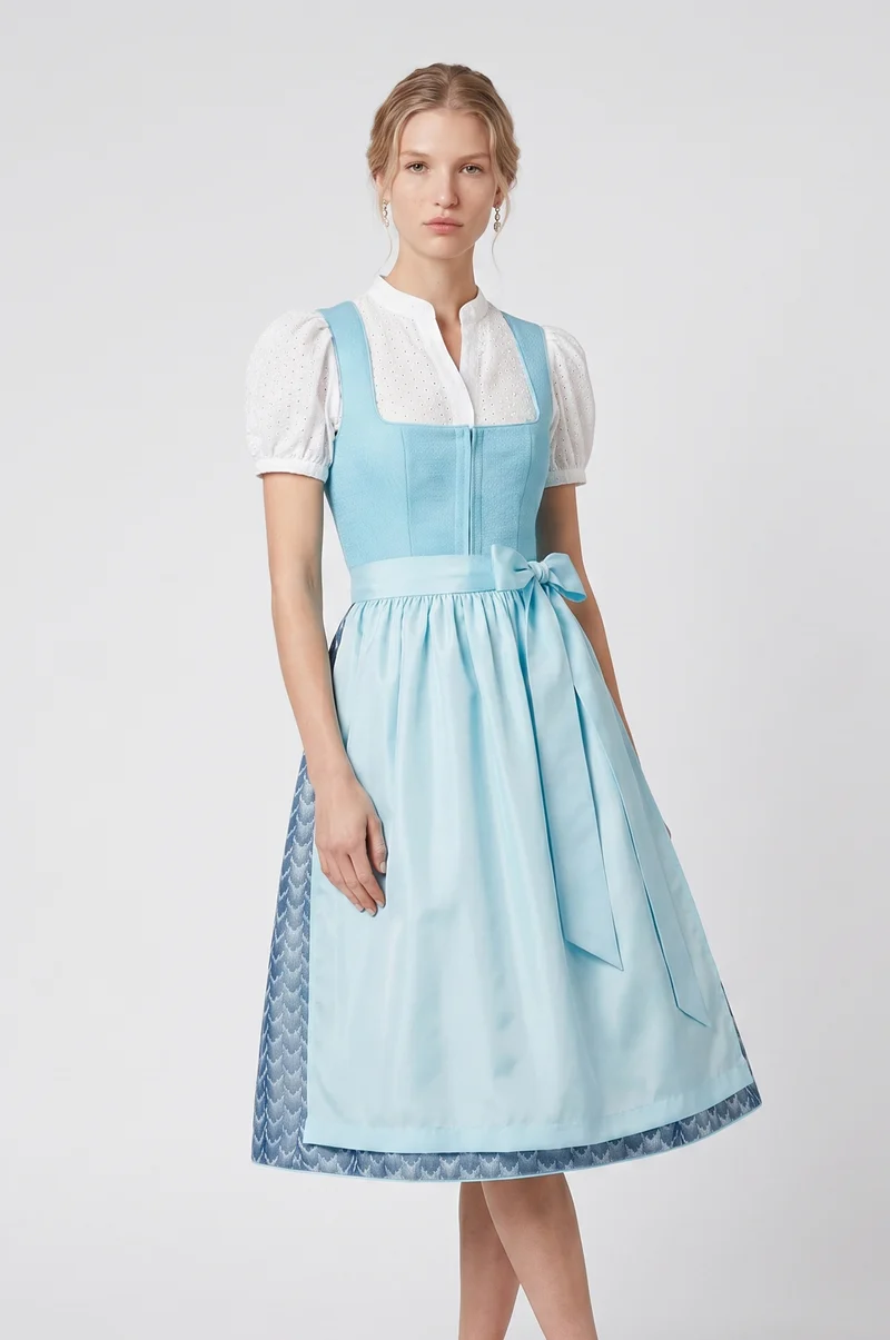 Dirndl Cleo in Türkis