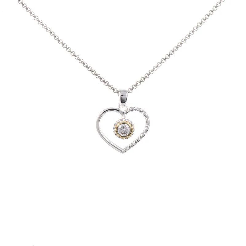 Anhänger mit Kette Herzig