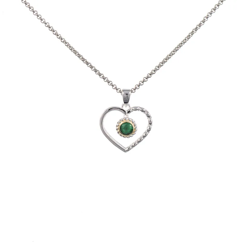 Anhänger mit Kette Herzig