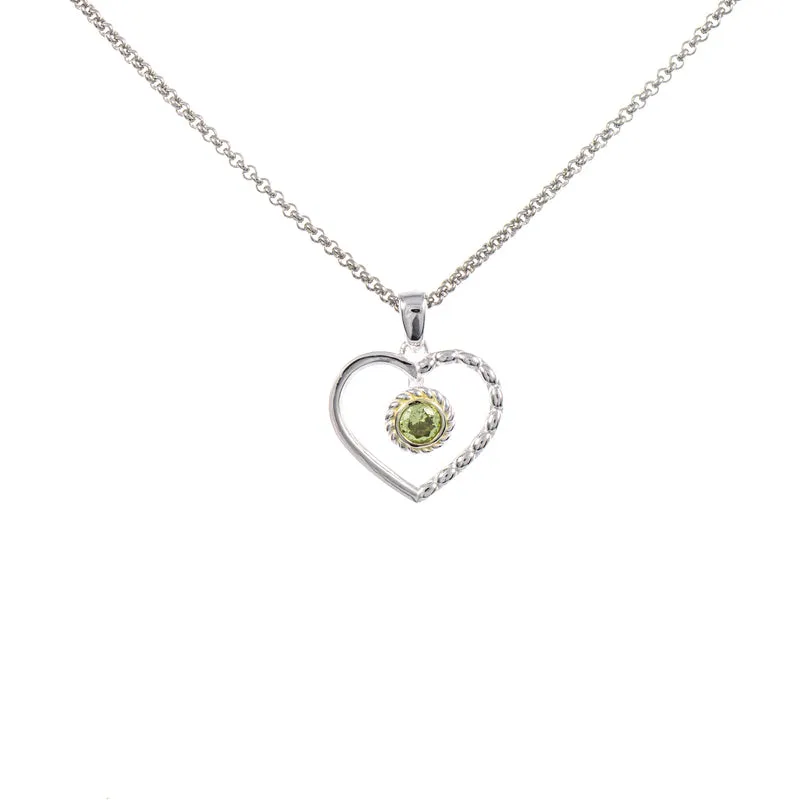 Anhänger mit Kette Herzig