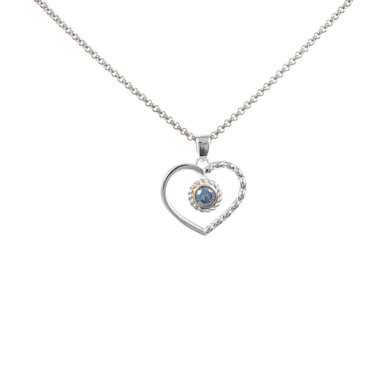 Anhänger mit Kette Herzig