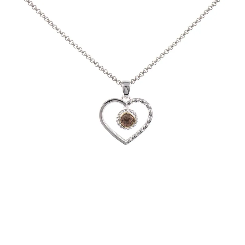 Anhänger mit Kette Herzig