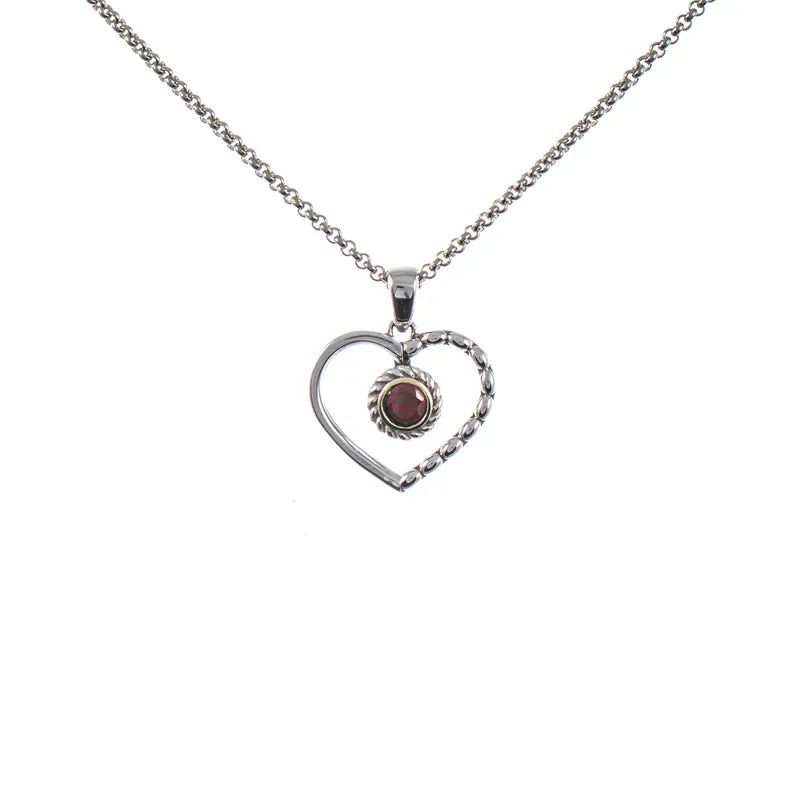 Anhänger mit Kette Herzig
