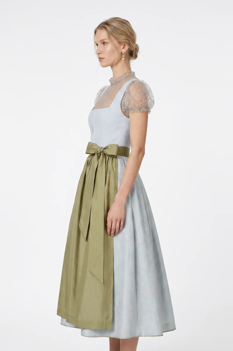 Dirndl Lamia in Eisblau