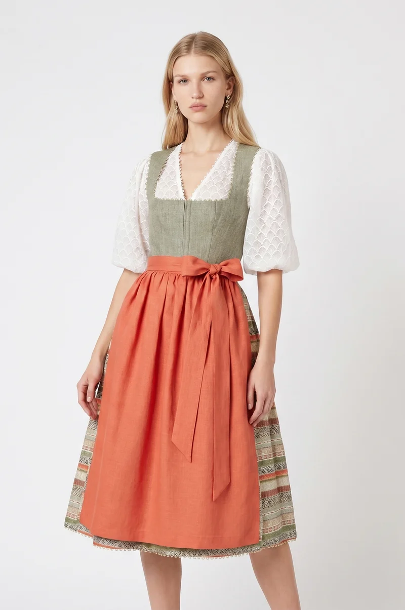 Dirndl Pesaro in Schilf