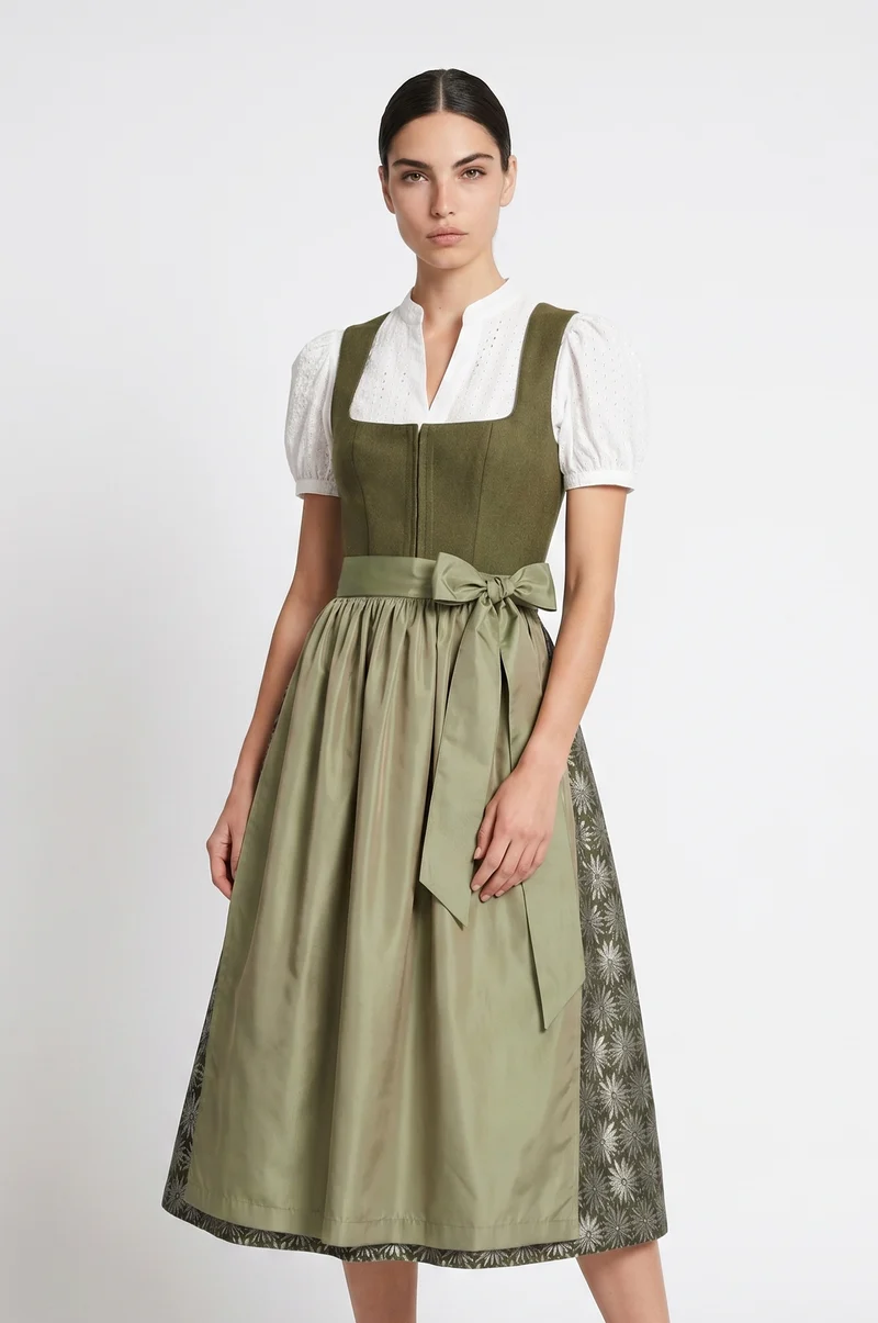 Dirndl Ida in Olive