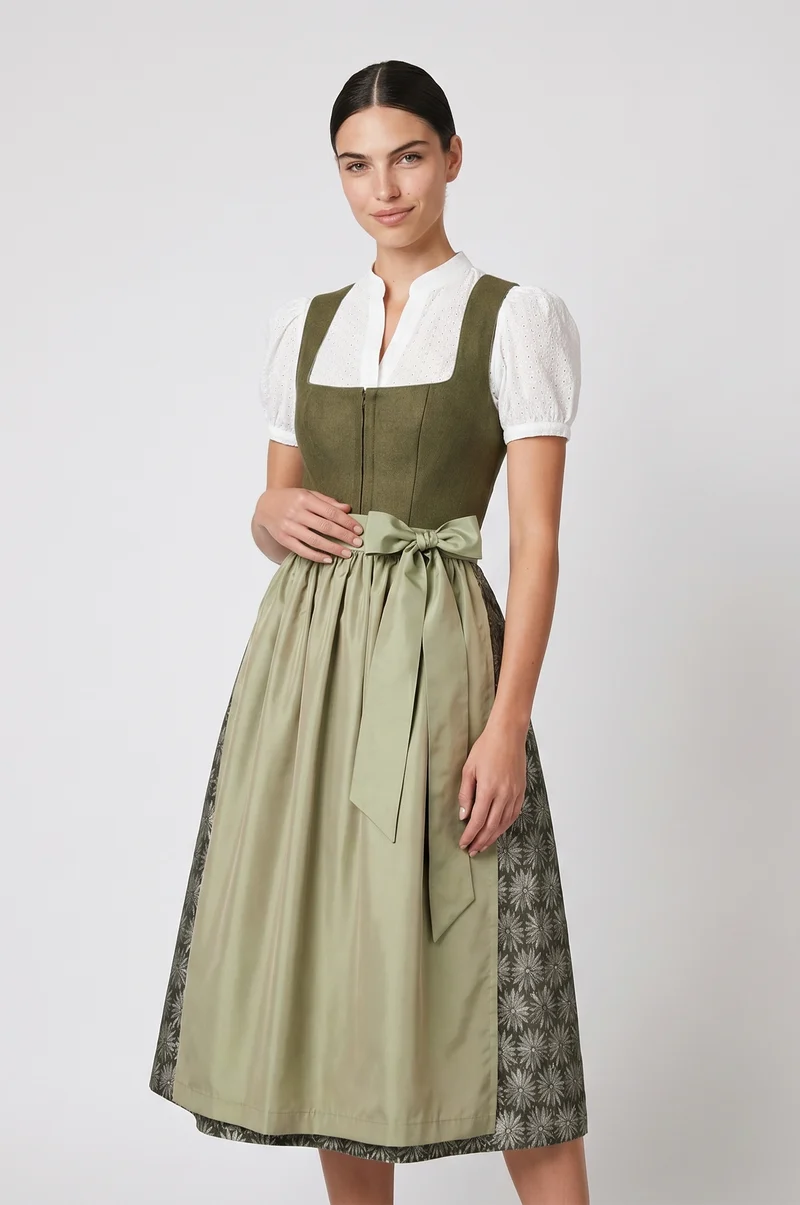 Dirndl Ida in Olive