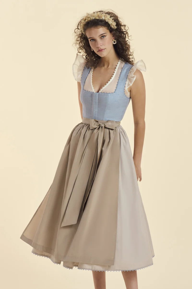 Dirndl Korfu in Blau
