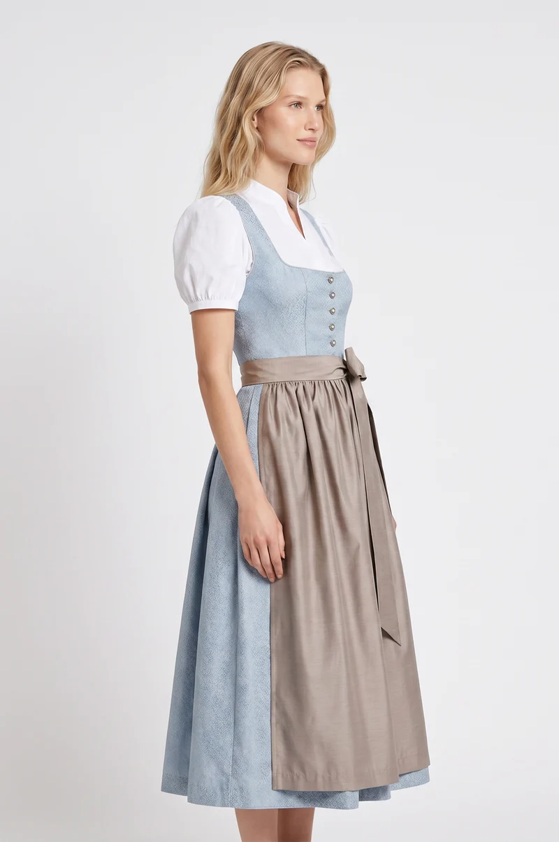 Dirndl Elisabeth in Stahlblau