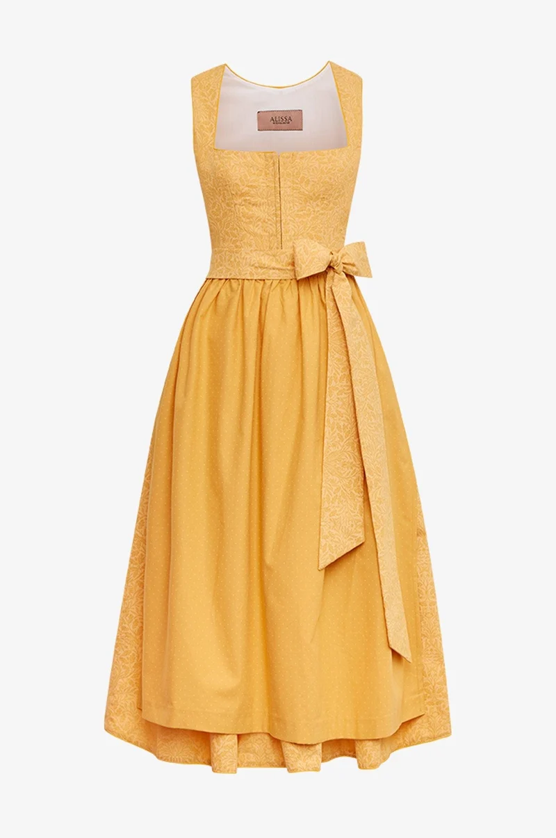 Dirndl Ally in Gelb