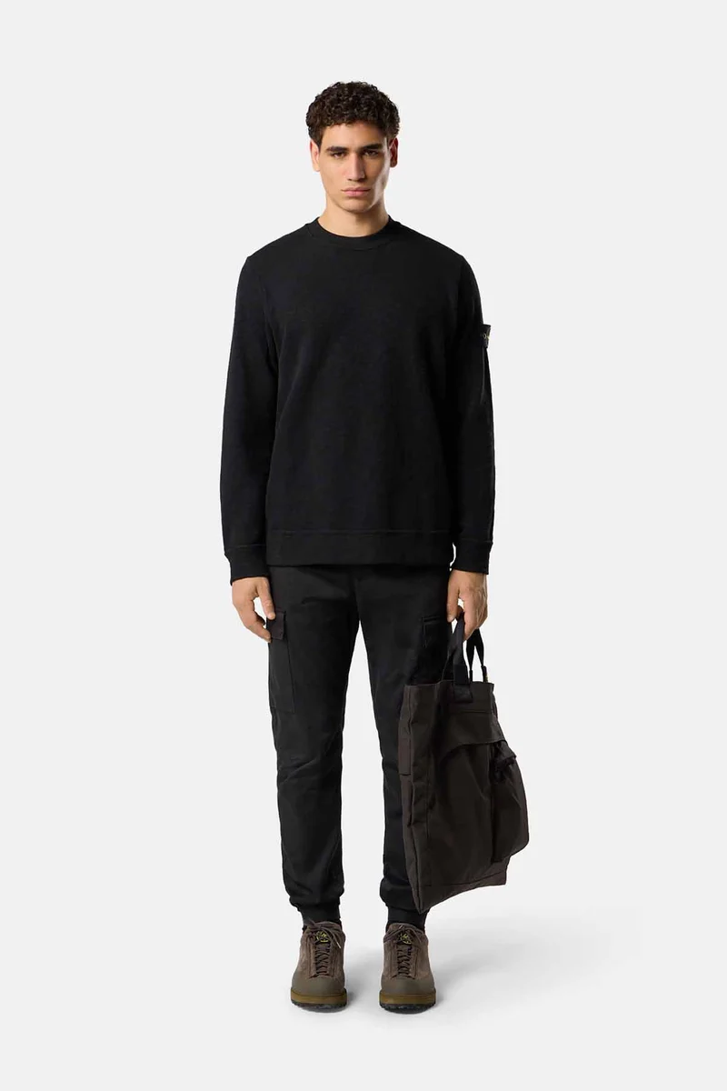 Stone Island Herren Cargohose Schwarz