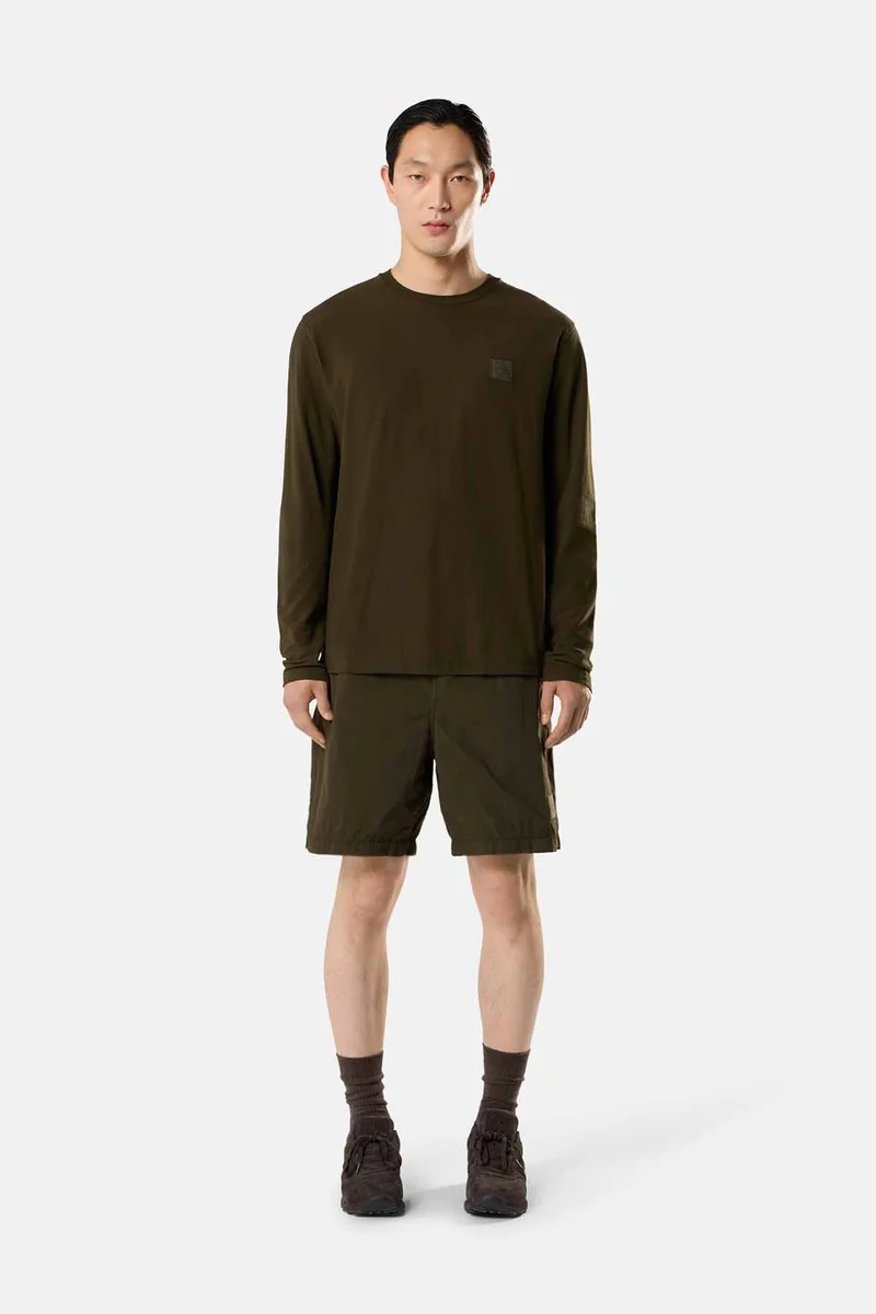 Stone Island Herren Langarmshirt Ghost Militärgrün