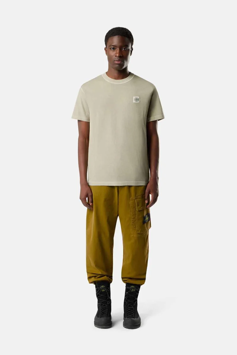 Stone Island Herren T-Shirt Sandfarben
