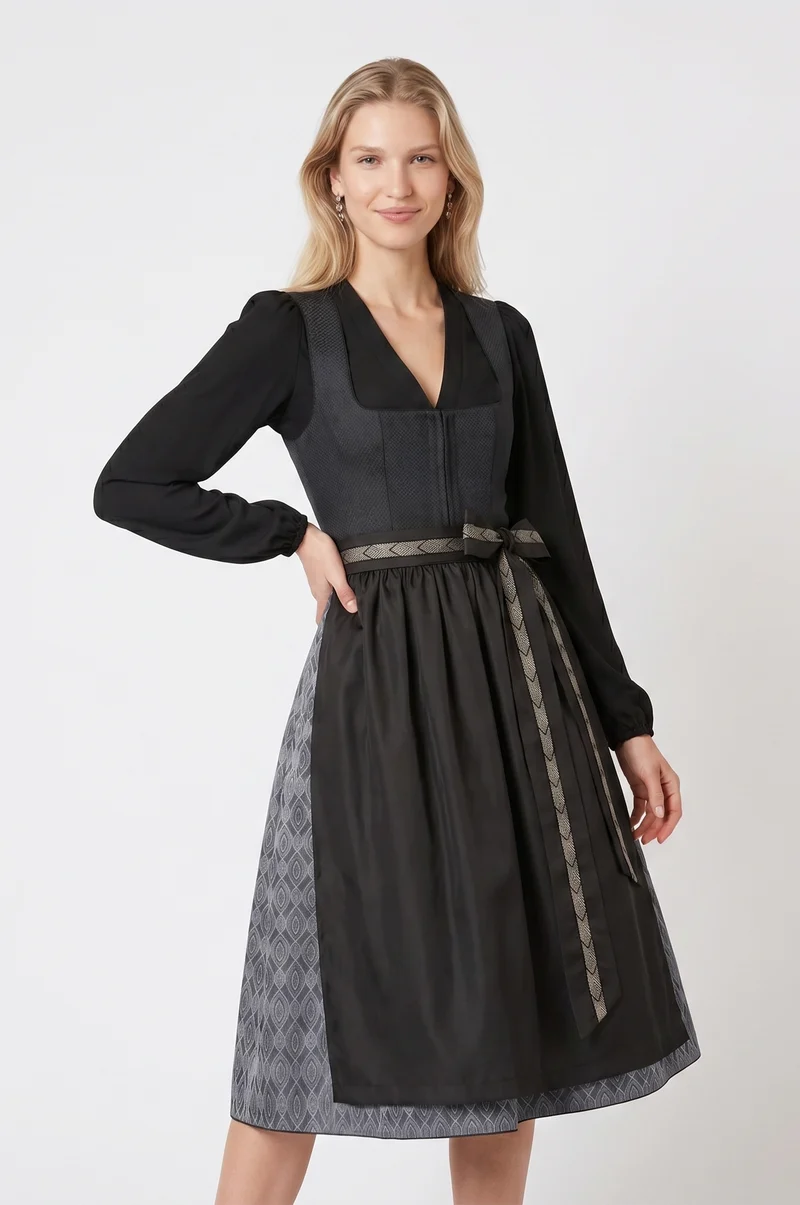 Dirndl Mia in Anthrazit