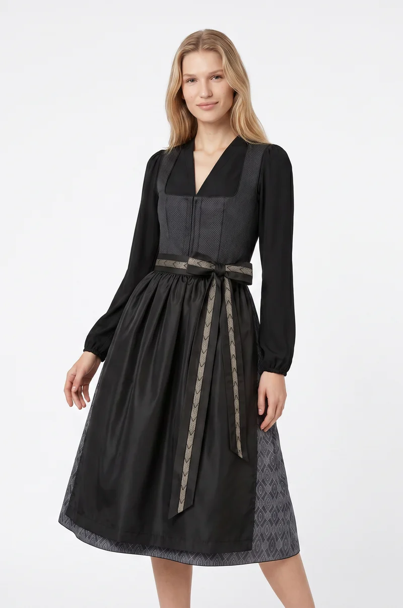 Dirndl Mia in Anthrazit