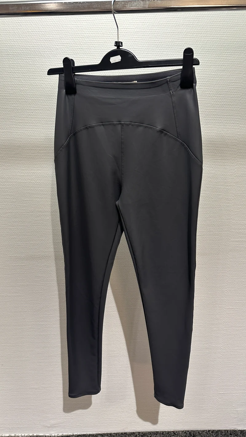 Leggings Lederoptik V Milano grau